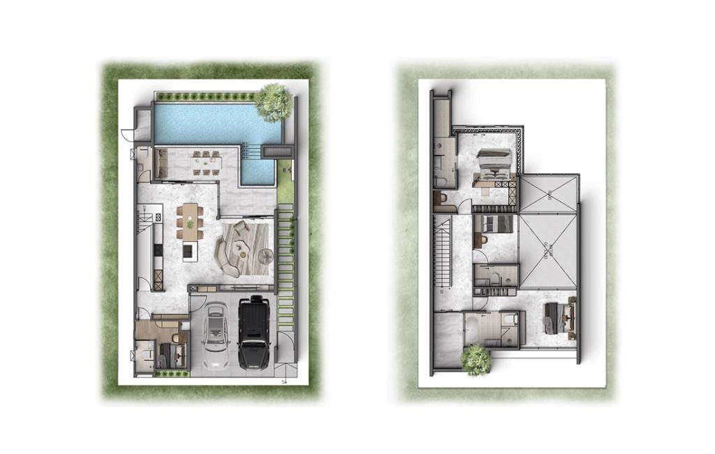 Villa with four bedrooms type A