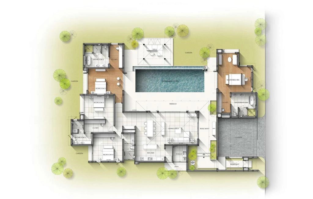 4-bedroom villa type 4B