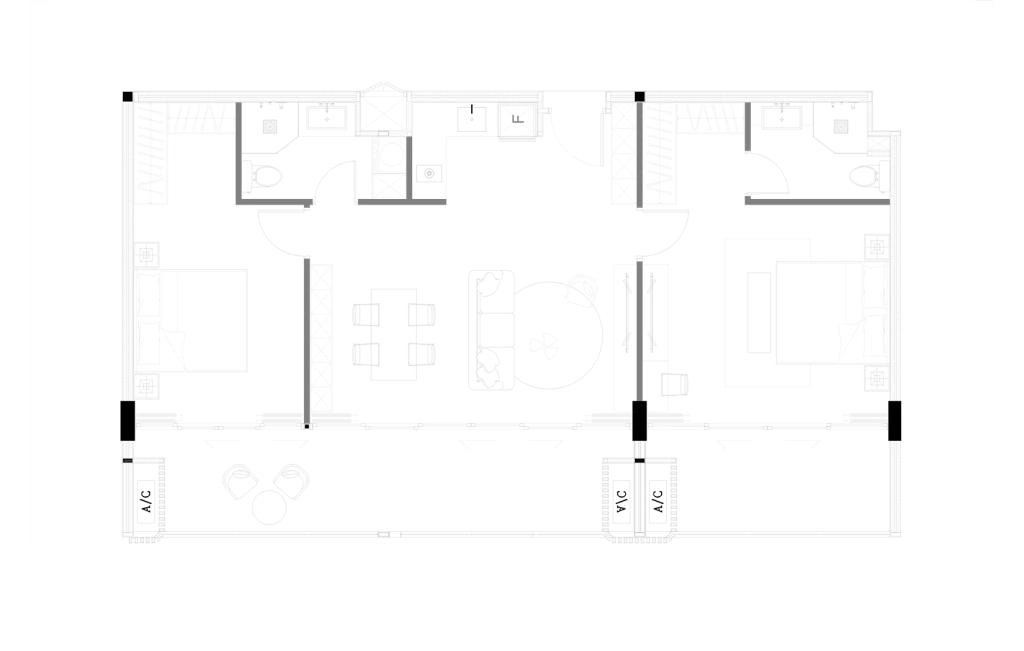 Трёхспальные апартаменты тип C3 3 rooms