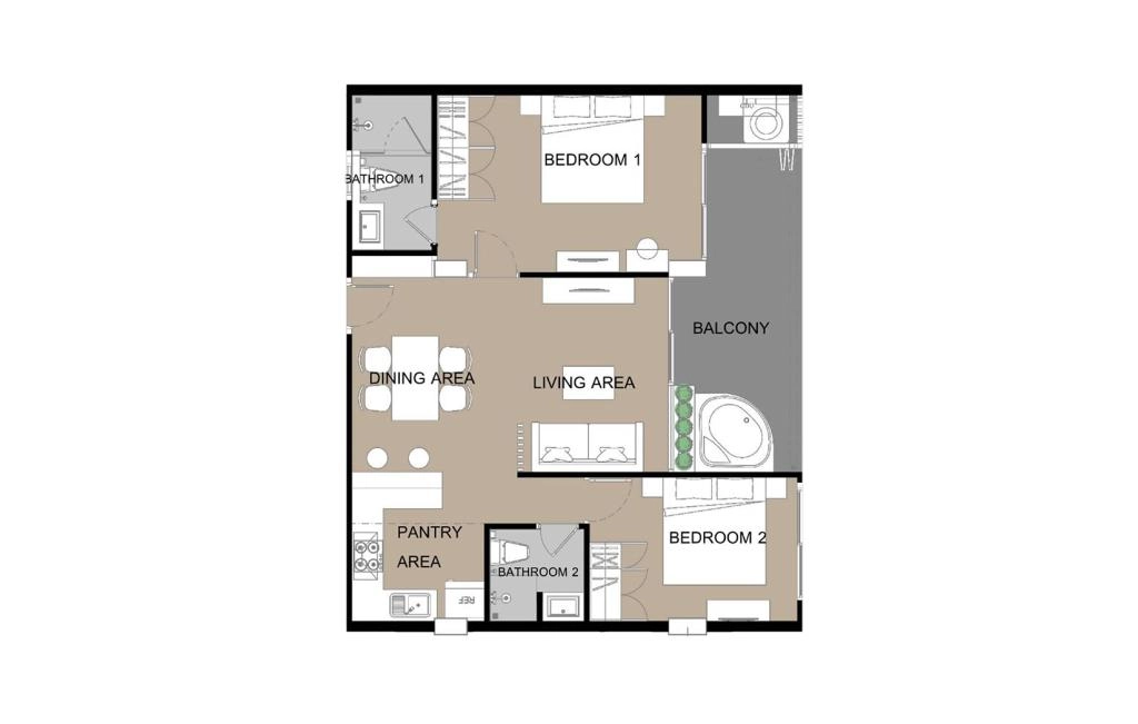 Double room apartment type I1