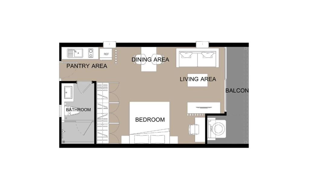 Studio apartment type G