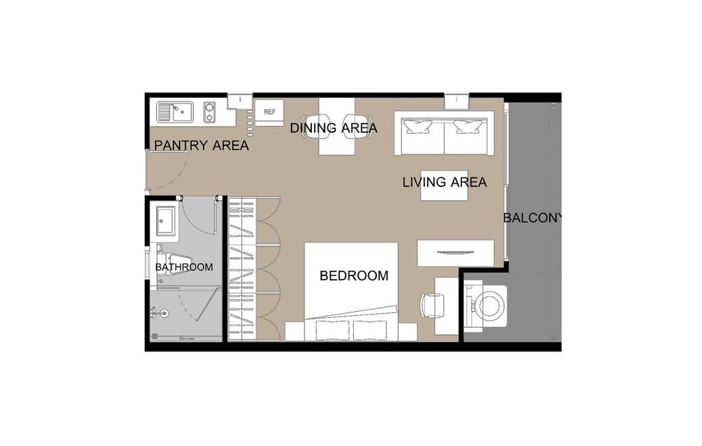 G5 type studio apartment
