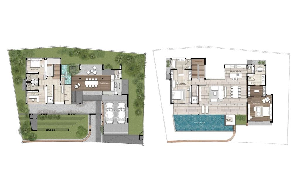Villa with four bedrooms type C