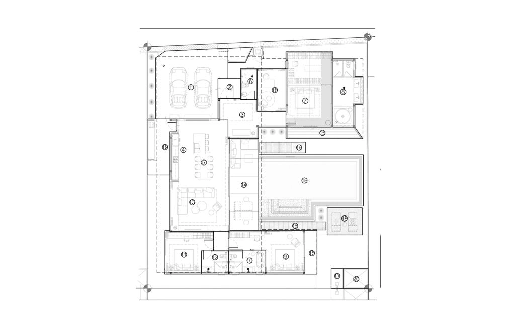 Villa avec trois chambres type A1