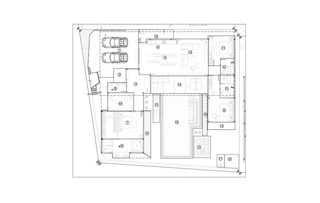 Villa avec trois chambres type A5