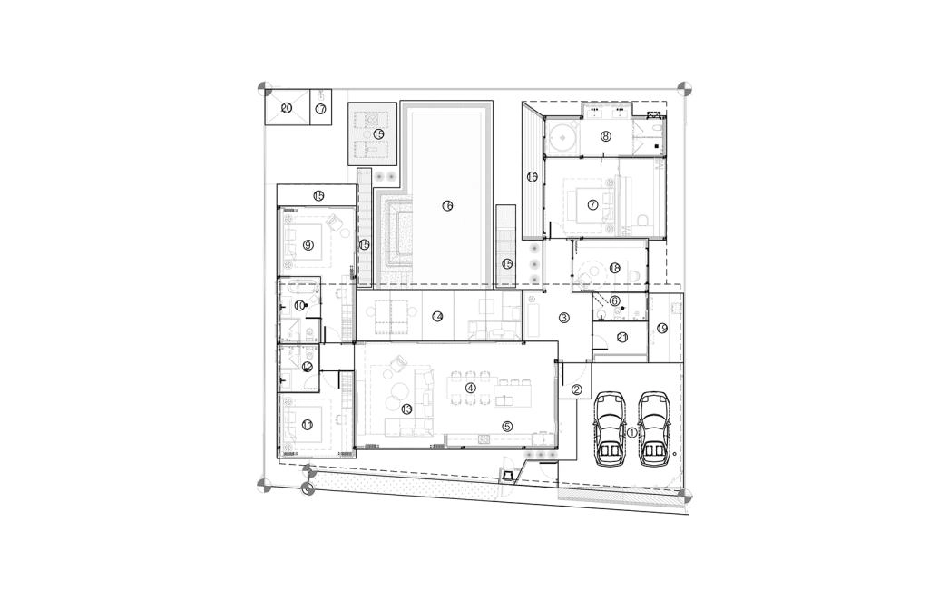 Villa de trois chambres type B1