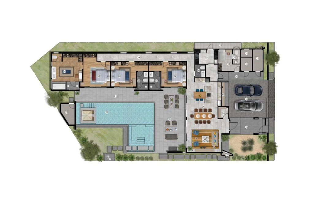 Villa with three bedrooms type Vianna