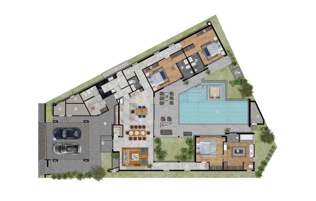 Villa with three bedrooms type Renita