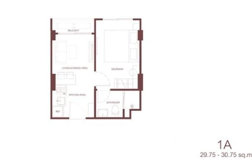 1 Bedroom 1A #030315