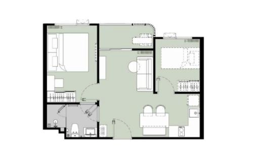 Apartamentos de una habitación #ONA605