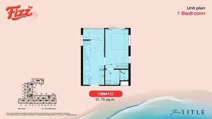 A220 Ein Schlafzimmer · 1BM1C The Title FIZZ