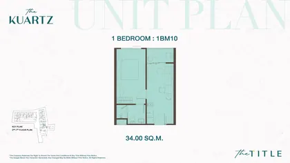 One bedroom · 1BM10 #A302