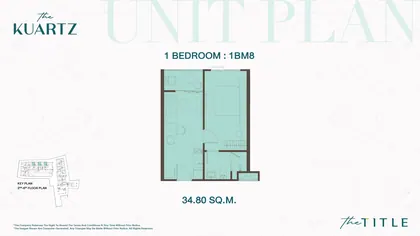 One bedroom · 1BM8 #B610