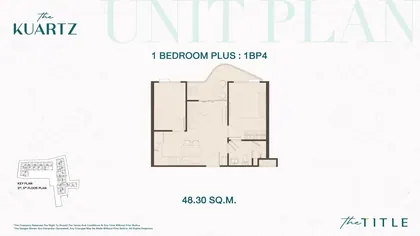 One bedroom Plus · 1BP4 #A311