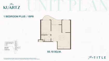 One bedroom Plus · 1BP8 #A512