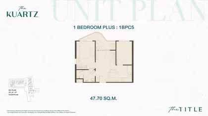 One bedroom Plus · 1BPC5 #B605