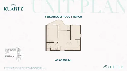 One bedroom Plus · 1BPC8 #B416