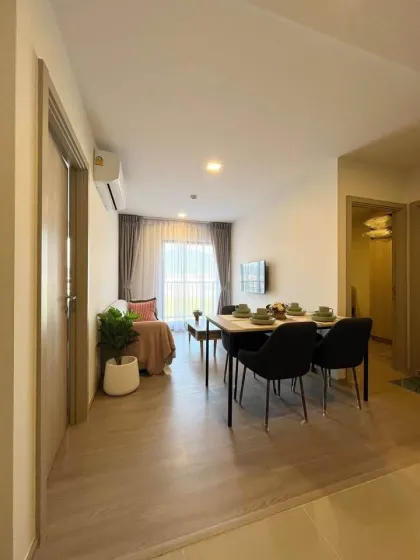 Современная квартира с 2 спальнями в аренду в Dcondo Reef, Kathu, Пхукет