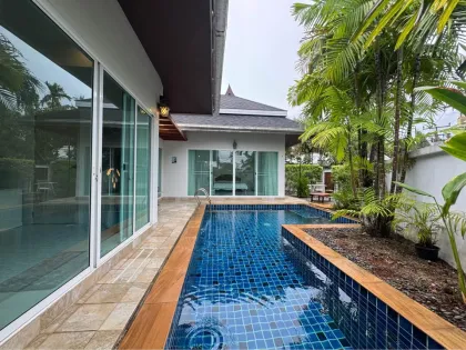 Villa de 2 dormitorios y 3 baños en alquiler en Pasak 5, Cherng Talay