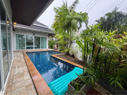 Villa de 2 dormitorios y 3 baños en alquiler en Pasak 5, Cherng Talay