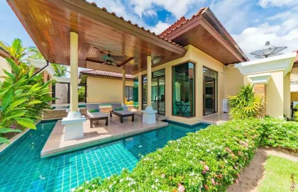 Villa de 4 Dormitorios con Jardín cerca de Catch Beach Club, Bang Tao