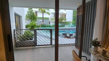 Cherngtalay 豪华1卧室公寓，享泳池直达