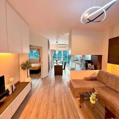 1-Zimmer-Wohnung mit Bergblick zur Miete - Ruhig, in der Nähe des Bangkok-Krankenhauses