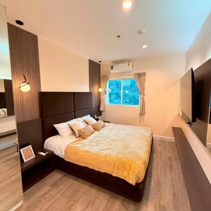 1-Zimmer-Wohnung mit Bergblick zur Miete - Ruhig, in der Nähe des Bangkok-Krankenhauses