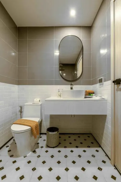 Современная 1-комнатная квартира в аренду в Palmetto Park Residence, пляж Карон