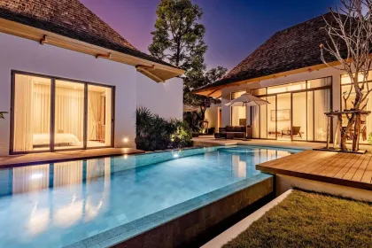 Villa de luxe 3 chambres avec piscine à louer à Anchan Flora, Cherng Talay
