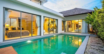Villa moderna de lujo con piscina privada en Seastone Villas