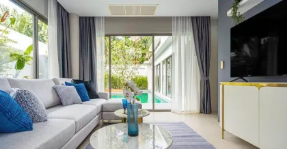 Villa moderna de lujo con piscina privada en Seastone Villas