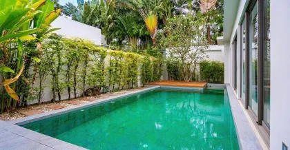 Villa moderna de lujo con piscina privada en Seastone Villas