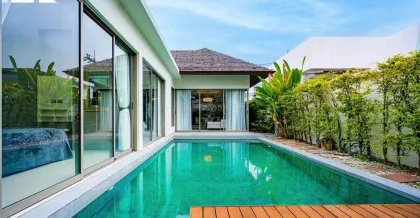 Villa moderna de lujo con piscina privada en Seastone Villas