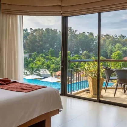 2-комнатная квартира в аренду в Dewa Phuket Resort and Villas, Най Янг