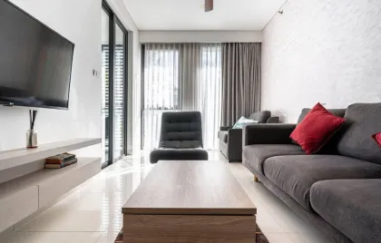 Современная 1-комнатная квартира в аренду в Cassia Residence, Лагуна Пхукет