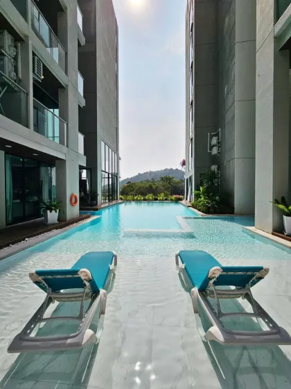 Уютная квартира с 1 спальней и жильем для питомцев в The Viva Patong