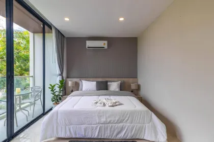 Уютная квартира с 1 спальней и жильем для питомцев в The Viva Patong