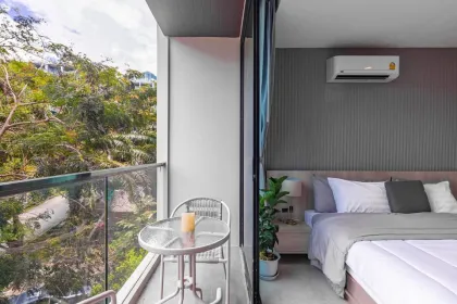 Уютная квартира с 1 спальней и жильем для питомцев в The Viva Patong