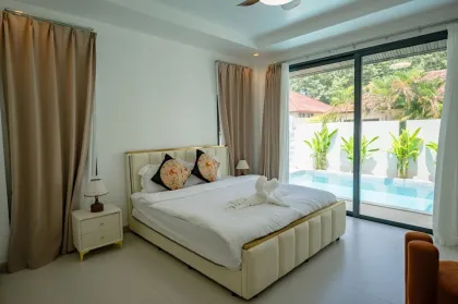 Villa nueva y totalmente amueblada de 3 habitaciones en zona Blue Tree