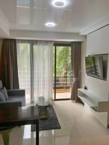 1-комнатная квартира с видом на бассейн в Maikhao Beach Condotel