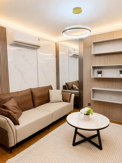 อพาร์ทเมนท์ 1 ห้องนอนทันสมัยที่ Capri Residence, บางเทา