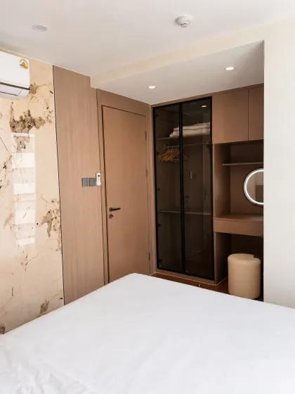 อพาร์ทเมนท์ 1 ห้องนอนทันสมัยที่ Capri Residence, บางเทา