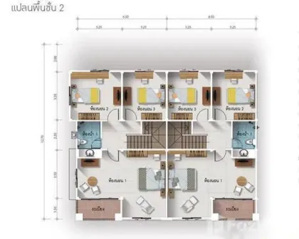 Apartamento de 3 habitaciones y 3 baños en alquiler en el centro de Phuket