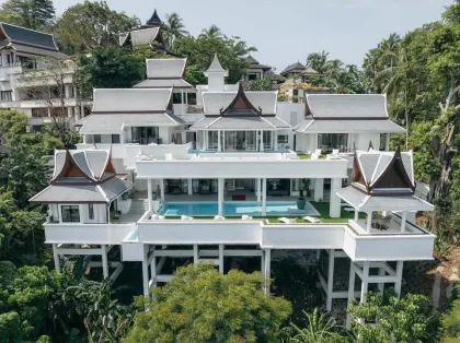 Seaview Villa with 5 Bedrooms and 6 Bathrooms for Rent in Thalang