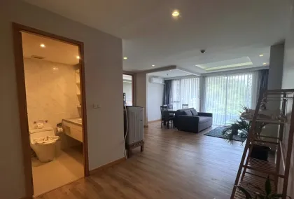 Condominio amueblado de 1 dormitorio con vistas al mar en Choeng Thale