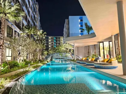 อพาร์ตเมนต์ 1 ห้องนอน 1 ห้องน้ำ ให้เช่าที่ Reef Condo Kathu