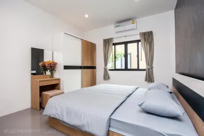 Casa de un dormitorio con cocina cerca de la playa Bang Tao en alquiler