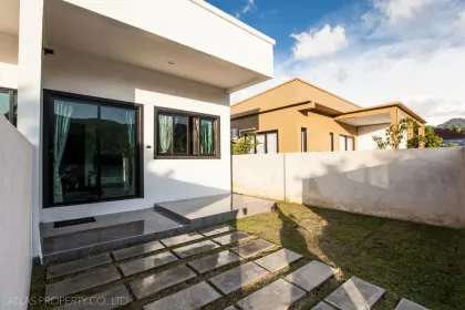 Casa de un dormitorio con cocina cerca de la playa Bang Tao en alquiler