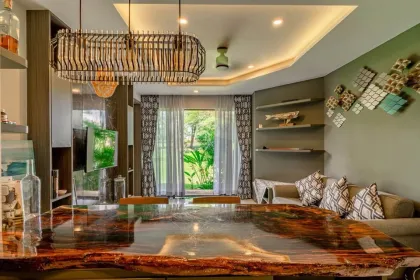 Квартира с 1 спальней и видом на озеро в Allamanda 2 Laguna